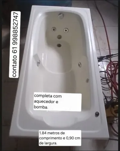 Vende-se banheira de hidro nova