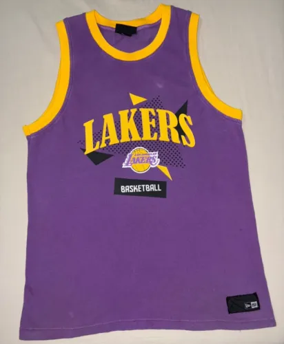 New Era regata Lakers roxa tam M - usada