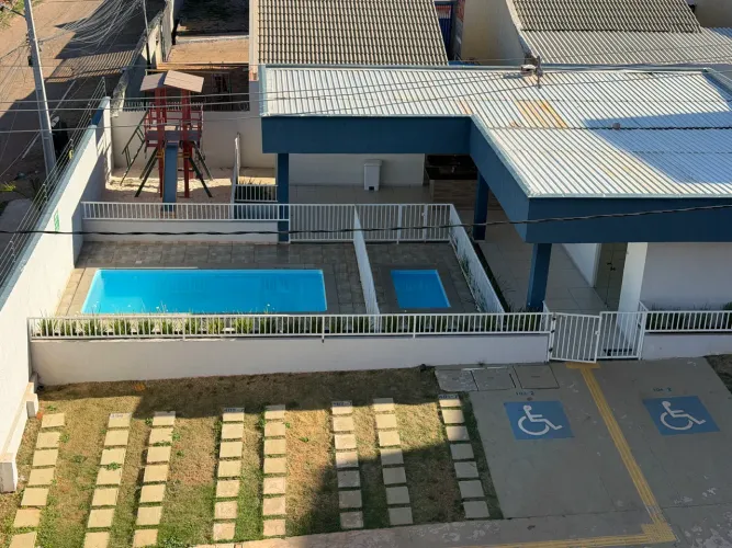 Alugo Apartamento 2 Quartos | Piscina | Portaria 24h | Setor 12 e Mansões Olinda | R$ 800