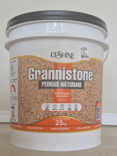 Revestimento Grannistone Praia Dourada Lt Shine 25kg