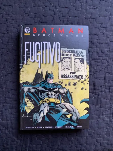 HQs DC - Capa Dura (Bruce Wayne Fugitivo)