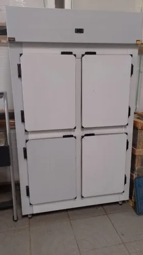 geladeira inox 4 portas interno e externo inox marca Mopal