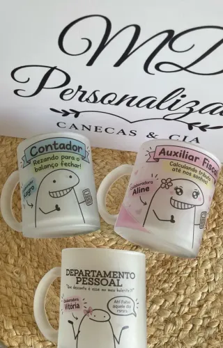 Caneca Jateada Personalizada Profissão