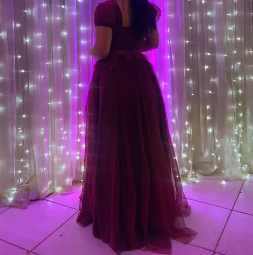 Vestido de festa social MARSALA 38