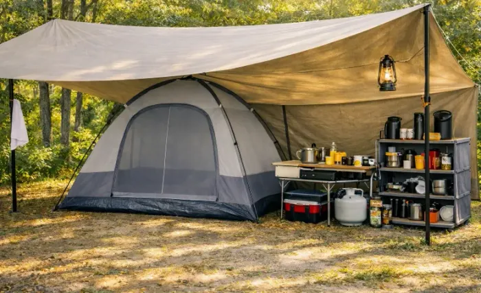 BARRACA DE CAMPING 3 PESSOAS DIELLE DI60002 ------ ORIGINAL e SEMI-NOVA
