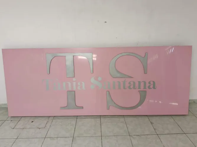 PLACA DE LOJA  (3.15 x 1.20) pra vender logo 