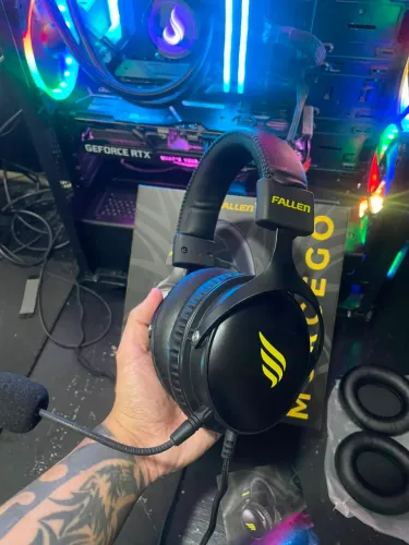 Headset Gamer Fallen Morcego V2 Black