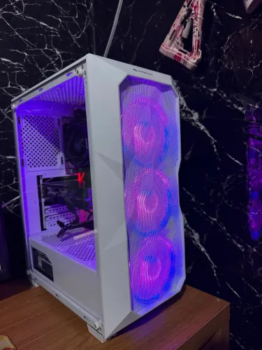 Ryzen 7 5700, 16 de ram frequência 3200, nvme ssd 512 , rx 580 de 8 gigas
