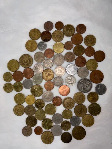 Coleção de Moedas Antigas Brasileiras e Estrangeiras