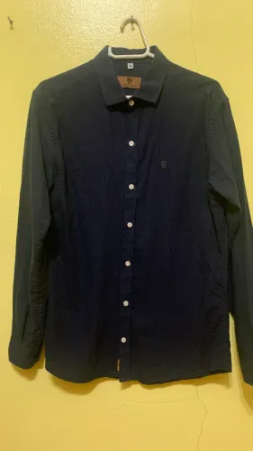 Camisa Vicenza azul escuro - M