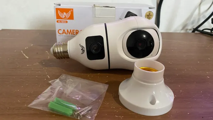 Camera dupla lâmpada