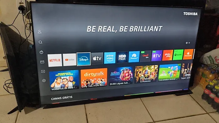 Tv Smart Toshiba 50 Polegadas 4k Ultra HD Dled Top de Verdade!