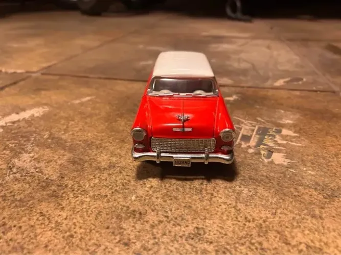 Chevrolet Bel Air Nomad 1955 vermelho