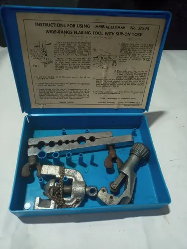 Kit de flangeador e cortador de canos americano USADO 