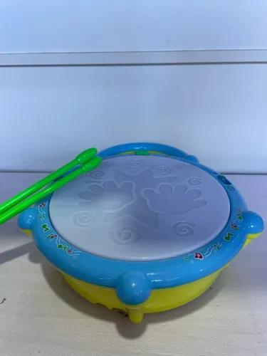 Bateria Musical Infantil com Luz e Som