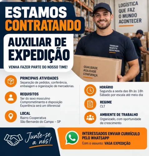 Vaga em expedição