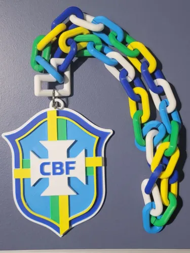 Chaveiro da logo do Brasil