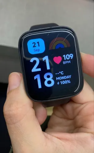 smartwatch xiaomi redmi watch 3 active preto