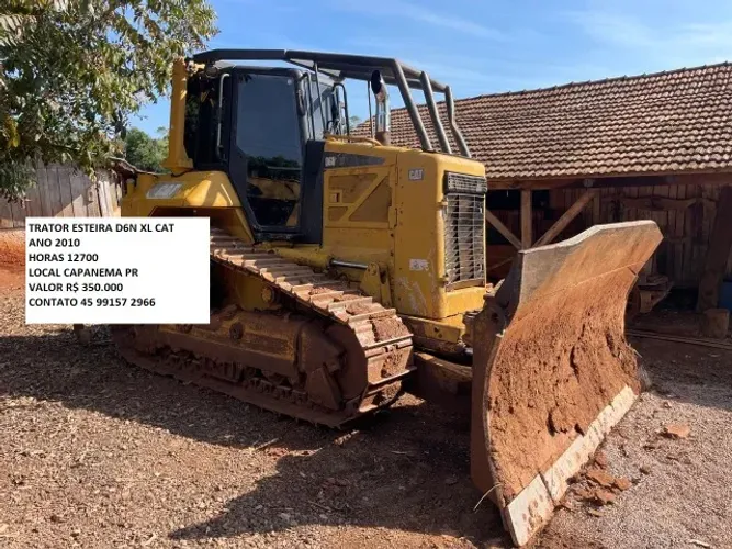TRATOR ESTEIRA D6N XL ANO 2010