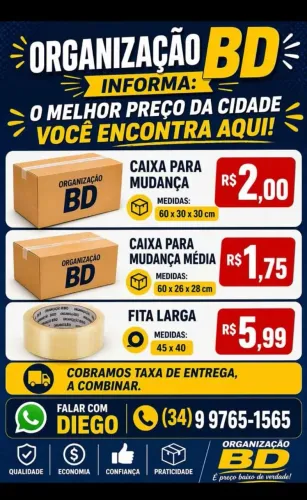 Caixa para mudanças