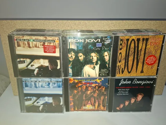 Lote cds Rock Banda Bon jovi raros