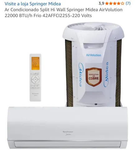 Ar Condicionado Midea AirVolution 22000 BTU