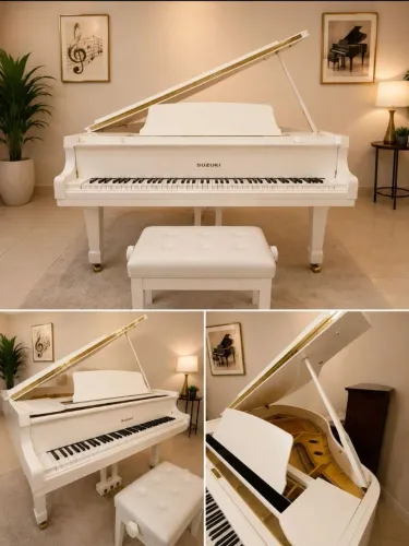 Piano de Cauda Branco Zero 