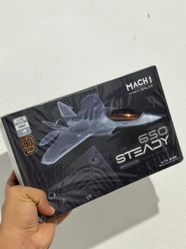 FONTE MACH1 STEADY 650W 80 PLUS BRONZE ATX 2.52