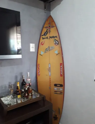 Prancha de Surf original anos 90 com 3 quilhas fixas -Bauru-SP