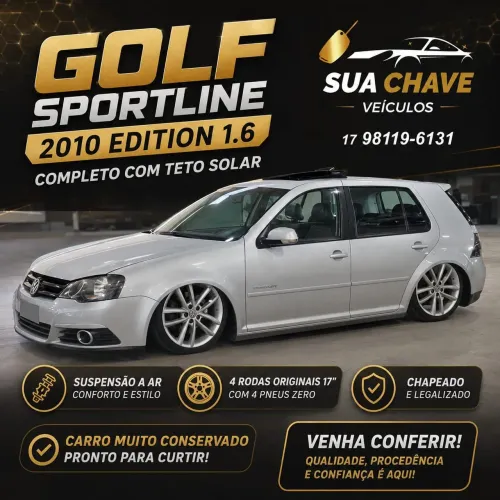 Volkswagen Golf Sportline 1.6 MI Total Flex 8V 4P 2010