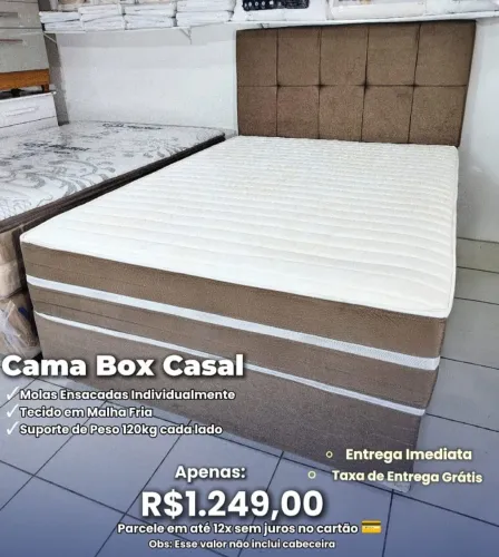 Cama Box Casal