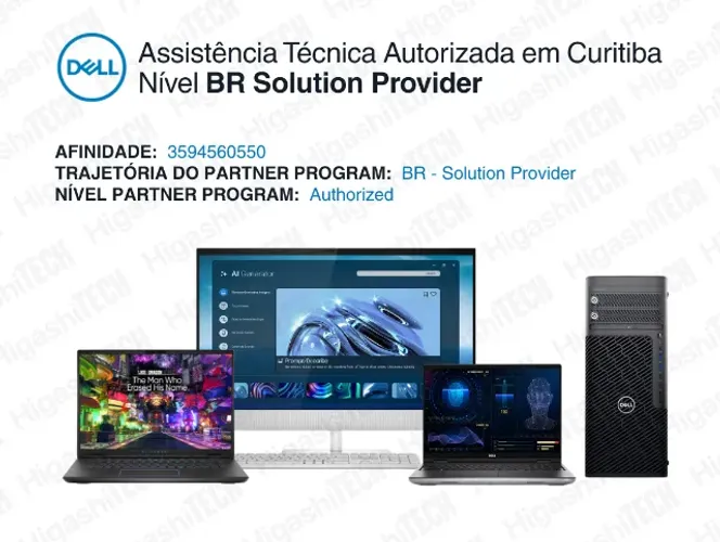 Assistência Autorizada Dell com Credenciamento Oficial
