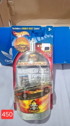 Hot Wheels World Race 35 - Scorchers '70 Road + Mitsubishi Eclipse Tooned 2002 