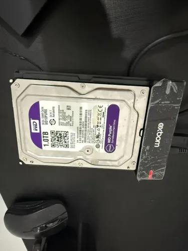 HD WD Purple 1TB seminovo
