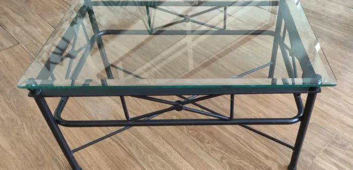 Mesa de Centro + vidro bisotado