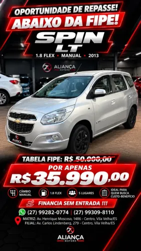 Chevrolet Spin LT 1.8 8V Econo.flex 5P Mec. 2013