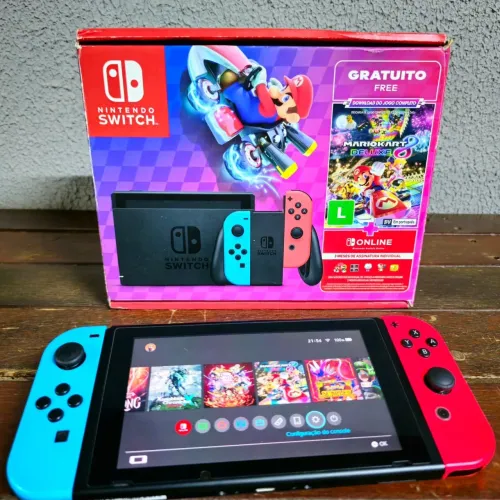 Nintendo Switch V2 desbloqueado 128GB