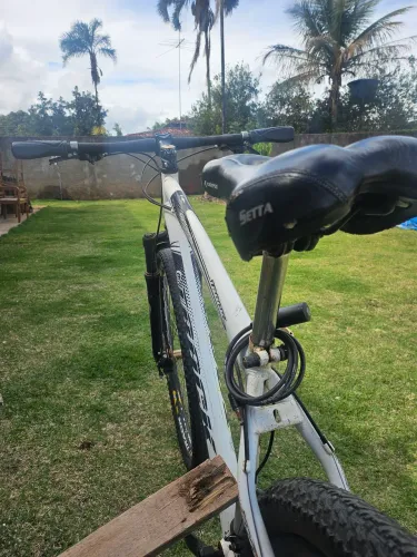 Bicicleta Aro 29 Branca ? Quadro de Ferro