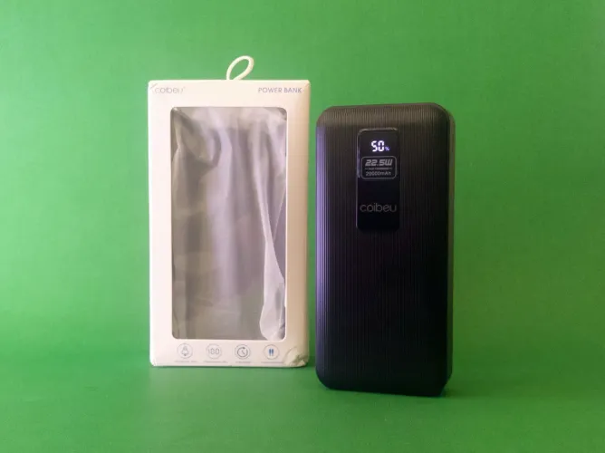PowerBank 20.000mAh - carregador portátil com carregamento rápido e cabos Inclusos