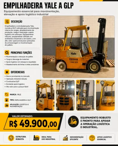Empilhadeira a gás 