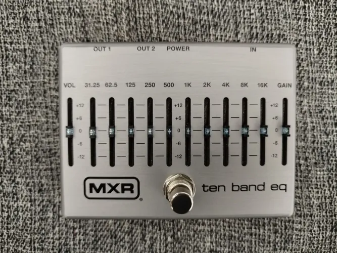 Pedal MXR Ten Band Eq zerado e completo!!! Equalizador