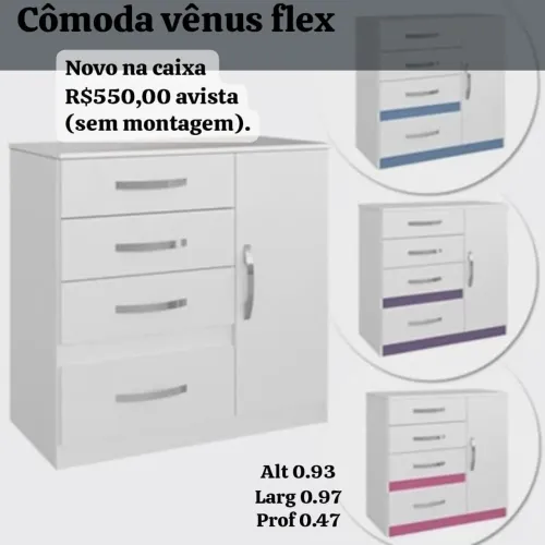 Cômoda vênus flex Nova na caixa