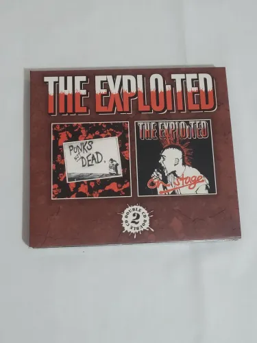 CD The Exploited - Punks Not Dead & On Stage - 2021Album Duplo