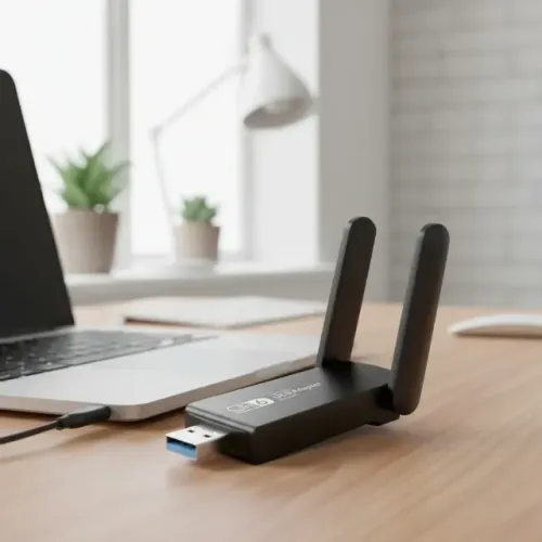 Adaptador Wi-Fi 5g Bluetooth 5.4 Dual Band USB 1300Mbps