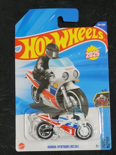 Hot Wheels Honda VFR750R (RC30) Moto Motos - Carrinho Coleção Miniatura 1/64 Lacrado