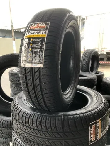 Par de pneus 175/65/14 CRYSTONE + instalação gratuita