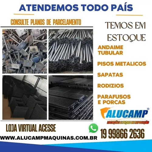 Vendas Andaimes e acessórios Novos