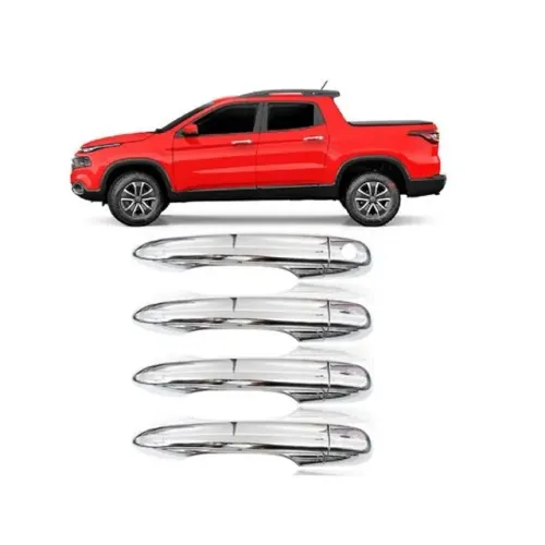 Aplique Fiat Toro 2016 à 2022 - Maçaneta Crpmada S/ Sensor - 08.081