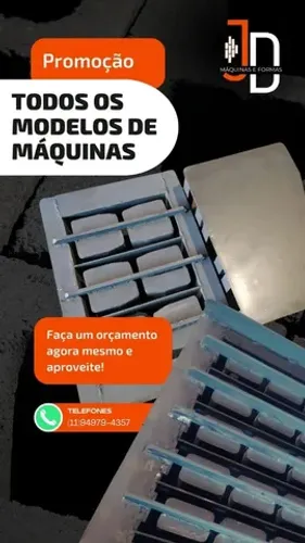 Formas para blocos de concreto