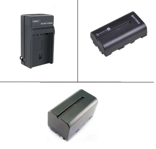 Carregador / Bateria Np-F550 / Bateria Np-F970 Para Iluminador Led